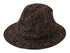 Dolce & Gabbana Gray Melange Blended Textured Tweed Hat